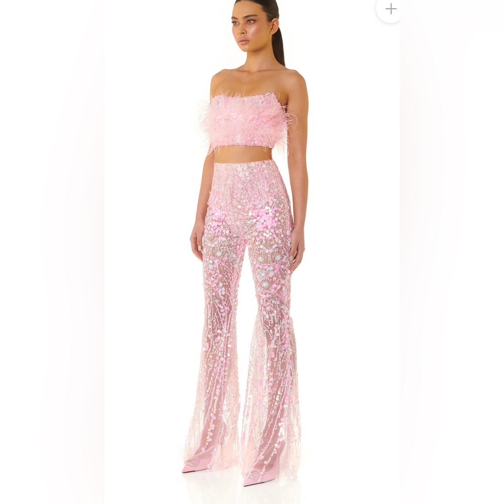 ELIYA THE LABEL Alyce Pants Pink Sequin. Worn once!